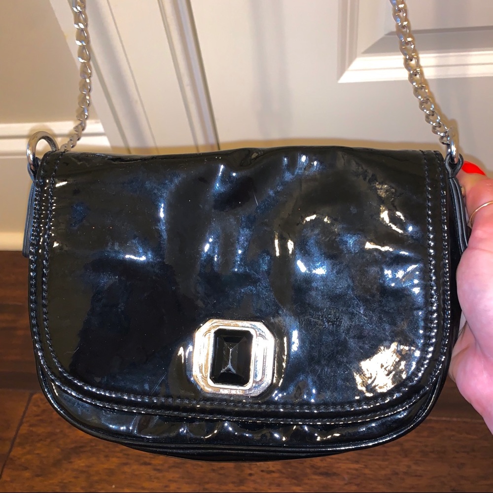Nine West Patent leather crossbody purse